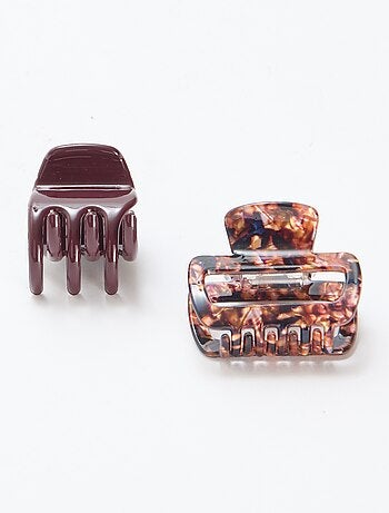 Lot de de 2 petites pinces à cheveux