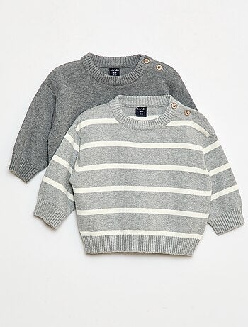 Lot de pull manches longues - 2 pièces