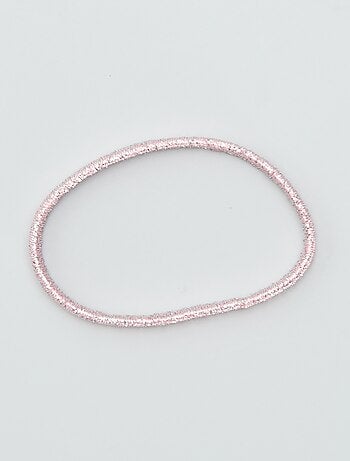 Lot d'élastiques plats colorés