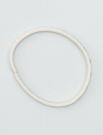 Lot d'élastiques plats colorés