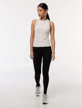 Maille stretch côtelée sans couture