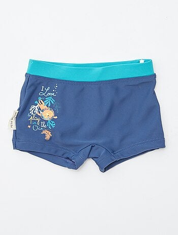 Maillot de bain à manches longues + boxer 'Petit Béguin' - 2 pièces