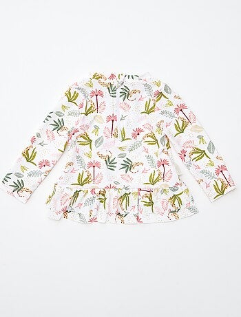 Maillot de bain à manches longues + culotte 'Petit Béguin' - 2 pièces