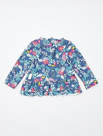 Maillot de bain à manches longues + culotte 'Petit Béguin' - 2 pièces