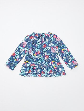 Maillot de bain à manches longues + culotte 'Petit Béguin' - 2 pièces