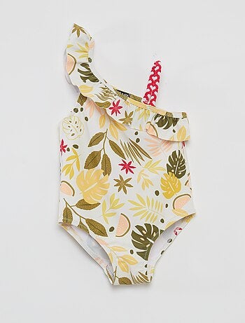 Maillot de bain asymétrique - 1 pièce