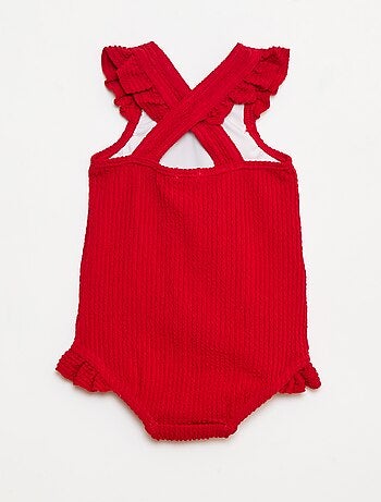 Maillot de bain en maille uni