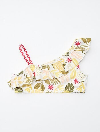 Maillot de bain fleuri - 2 pièces