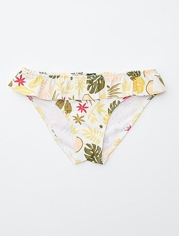 Maillot de bain fleuri - 2 pièces