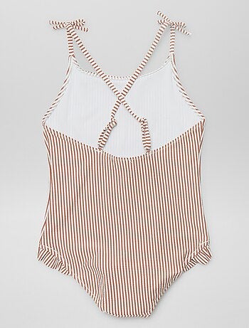 Maillot de bain rayé - 1 pièce