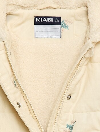 Manteau à capuche en velours