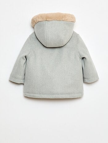 Manteau avec capuche douce
