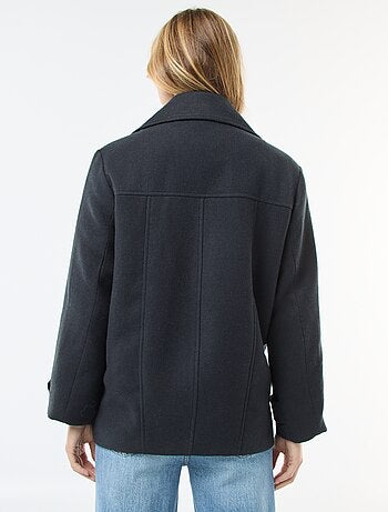 Manteau court facon lainage