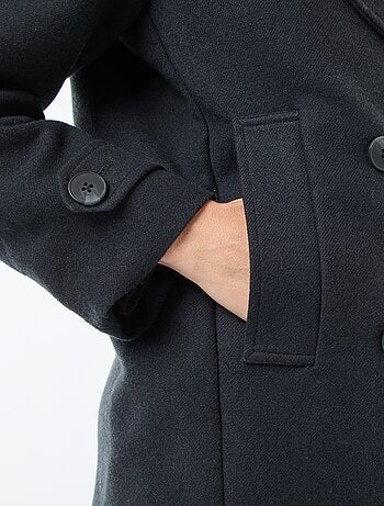 Manteau court facon lainage