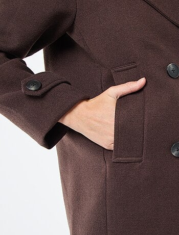 Manteau court facon lainage
