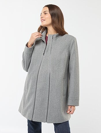 Manteau de maternité en lainage