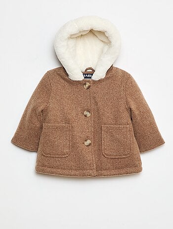 Manteau façon lainage