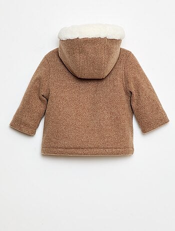Manteau façon lainage