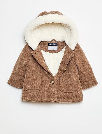 Manteau façon lainage