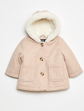 Manteau façon lainage