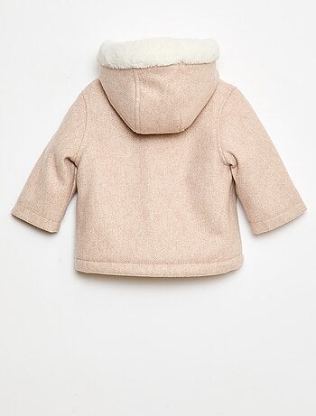 Manteau façon lainage