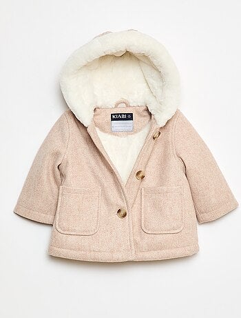 Manteau façon lainage