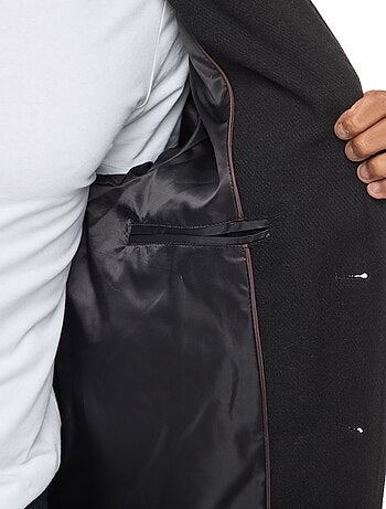 Manteau long uni