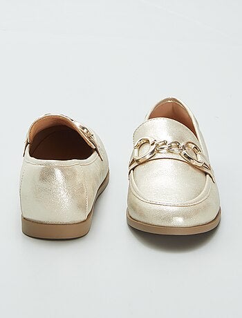 Mocassins en simili