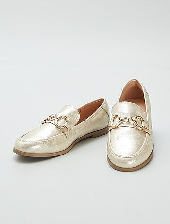 Mocassins en simili