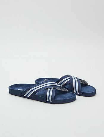 Mules avec brides croisées