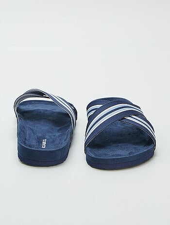 Mules avec brides croisées