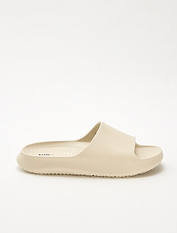 Mules de piscine compensées