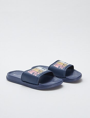 Mules de plage à motifs palmiers 'My beach spirit'