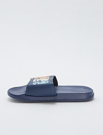 Mules de plage à motifs palmiers 'My beach spirit'