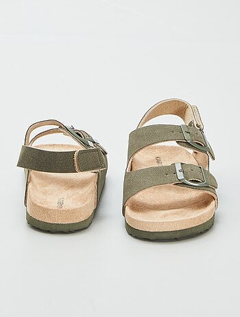 Mules en suédine avec scratch