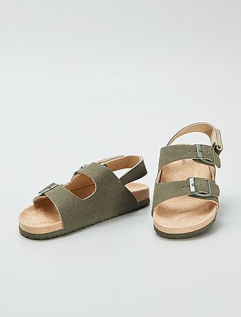 Mules en suédine avec scratch