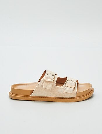 Mules épaisses double bride