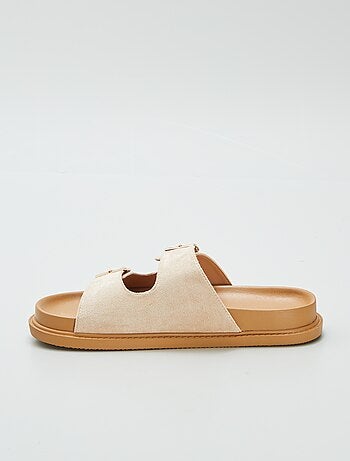 Mules épaisses double bride