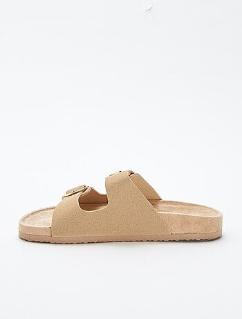 Mules épaisses double bride