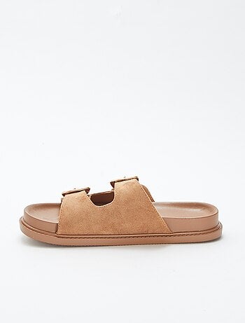 Mules épaisses double bride