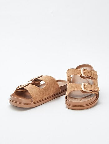 Mules épaisses double bride