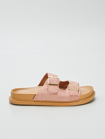 Mules épaisses double bride