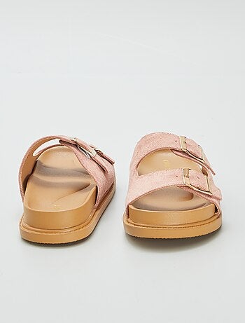 Mules épaisses double bride