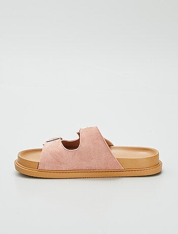 Mules épaisses double bride