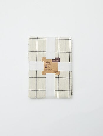 Nappe à carreaux (155x155 cm) - Kiabi Home