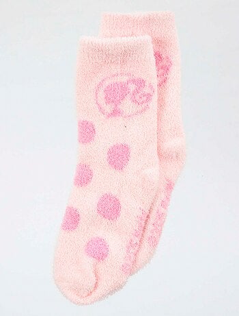 Paire de chaussette 'Barbie' en coton