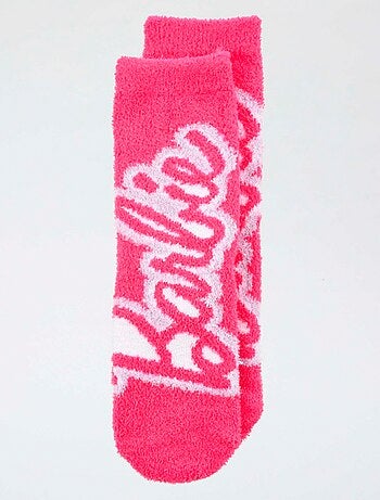 Paire de chaussette 'Barbie' en coton