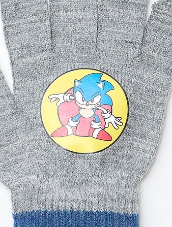 Paire de gants 'Sonic the hedgehog'