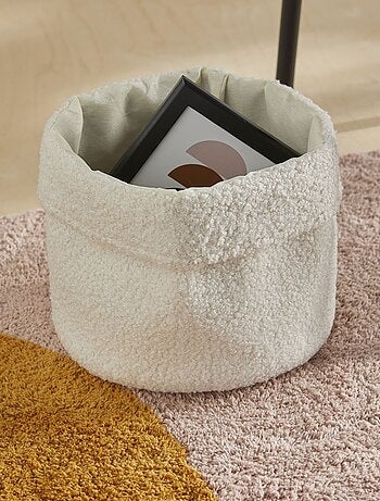 Panier de rangement rond