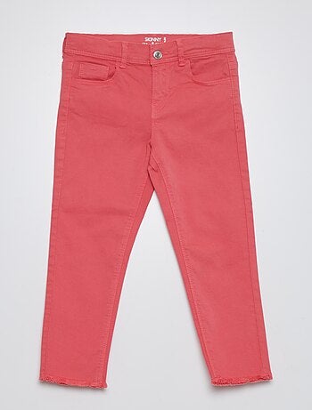 Pantacourt skinny à taille haute